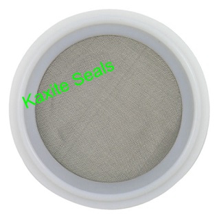 PTFE Tri Clamp Screen Gasket usafi na SS 316 mesh