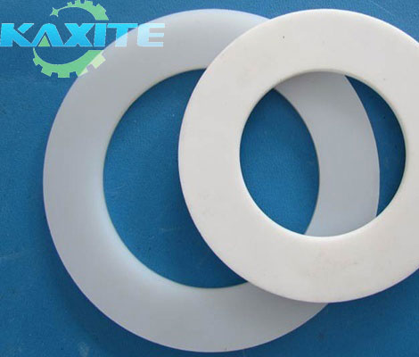 Ptfe gasket safi kutuma kama sampuli kwa wateja wa Italia, wakisubiri DHL kuja kuchukua